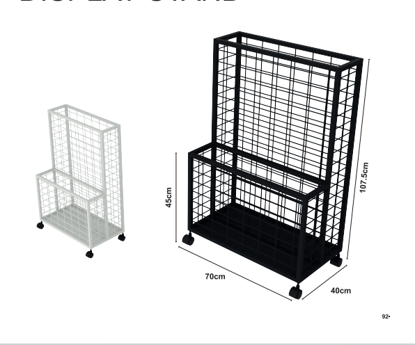 Light Tube Display 스탠드
