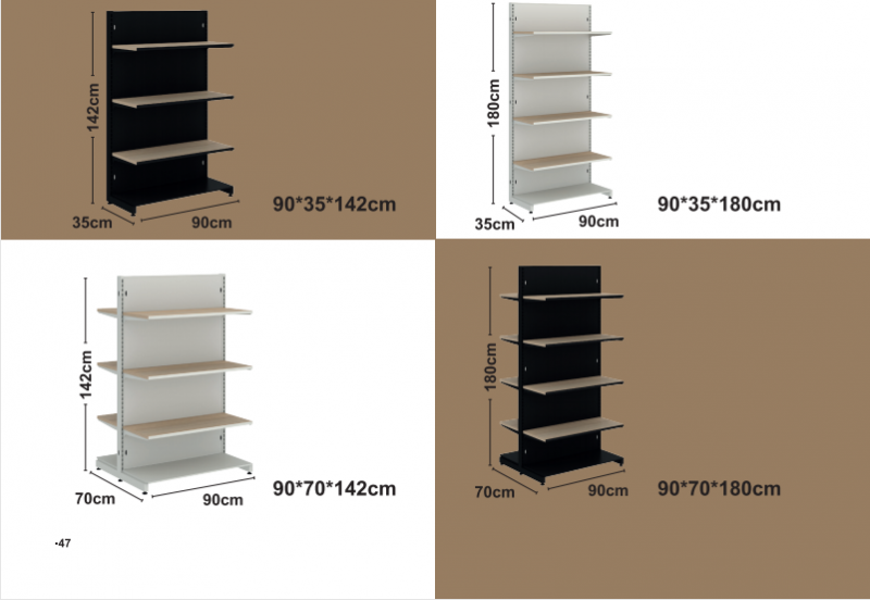 튼튼한 나무 선반